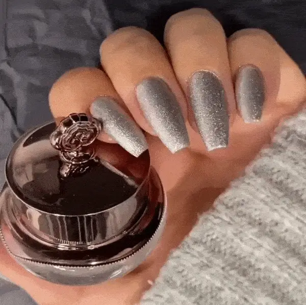 Platinum - Holographic Nail Powder - Image 3