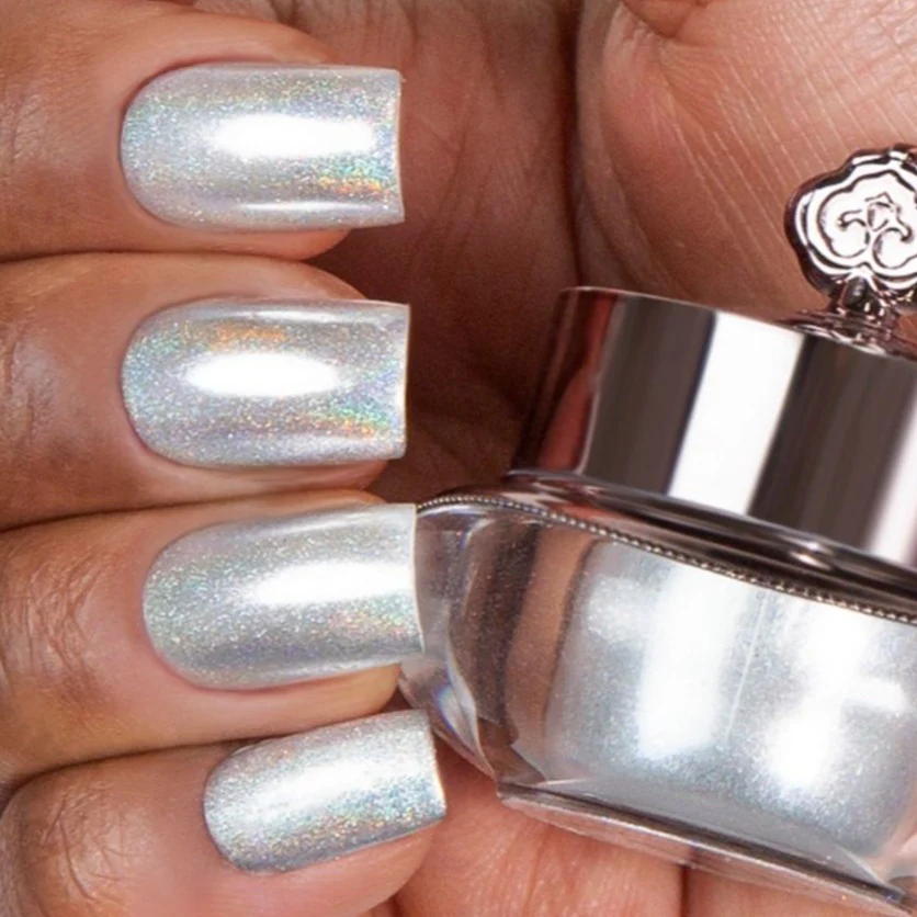 Platinum - Holographic Nail Powder - Image 5
