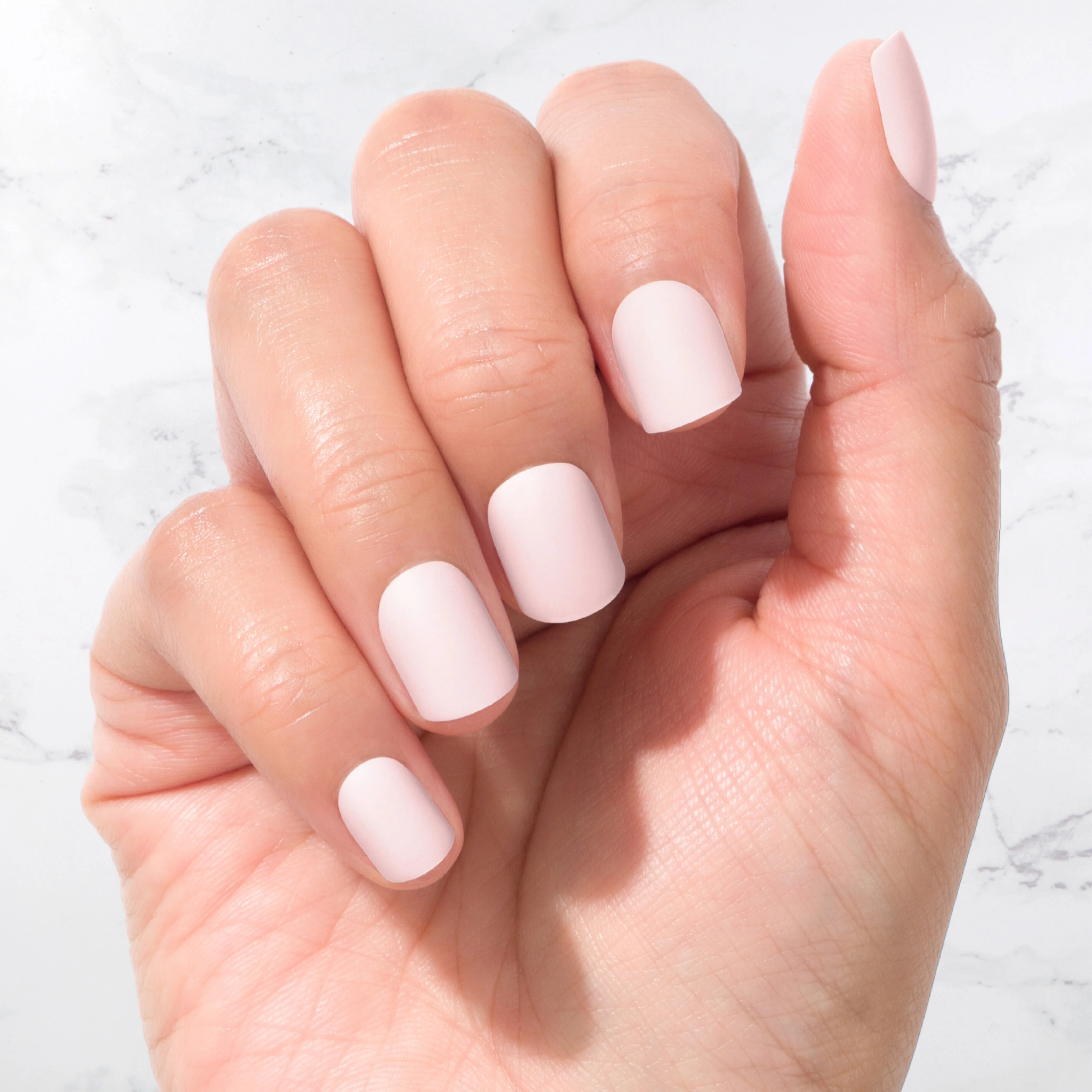 Pink Tint - Square Sustainable Nails - Image 2